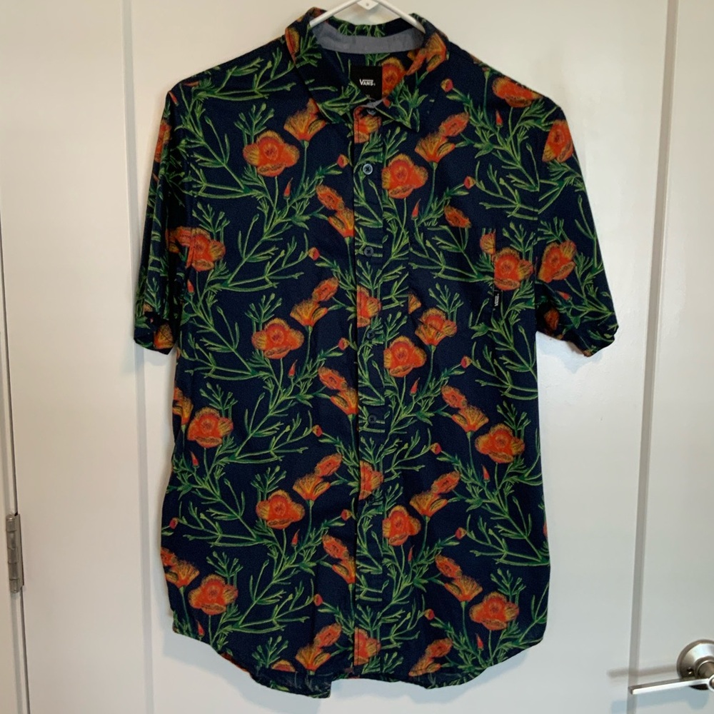 Vans Poppy Short sleeve Button Up Shirt Wildflower